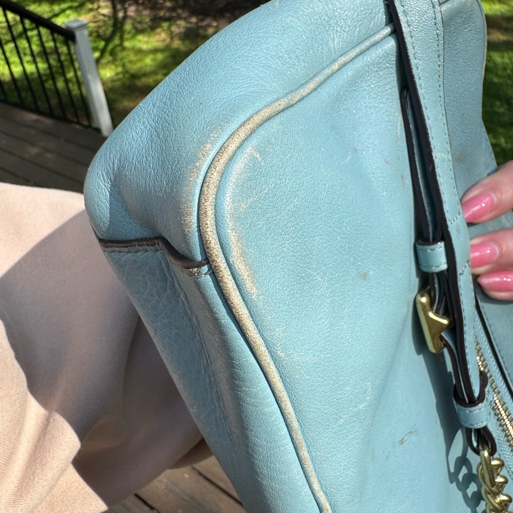 Coach Sky Blue Crossbody Bag - Picture 8 of 16